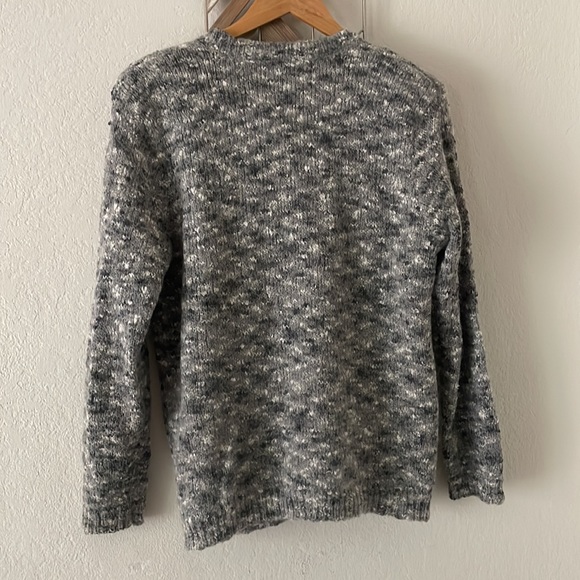 Alfred Dunner vintage mohair wool blend seashell button cardigan - Picture 6 of 8